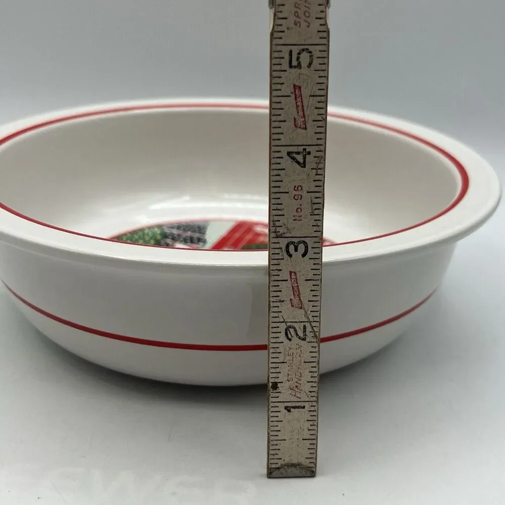 Vtg Noritake Epoch Twas the Night Before Christmas Vegetable Serving Bowl 9